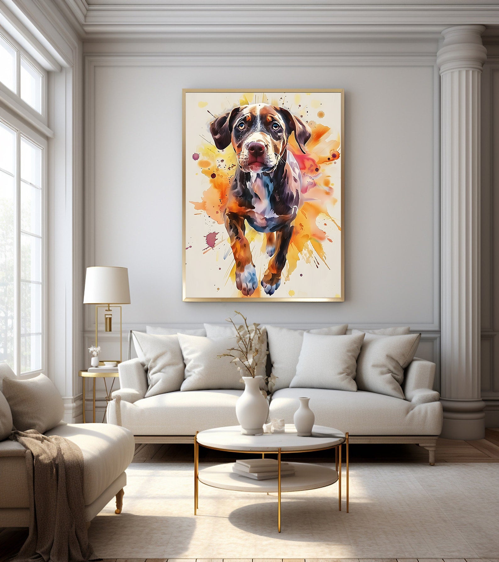 Tablou Canvas - Câine Portret