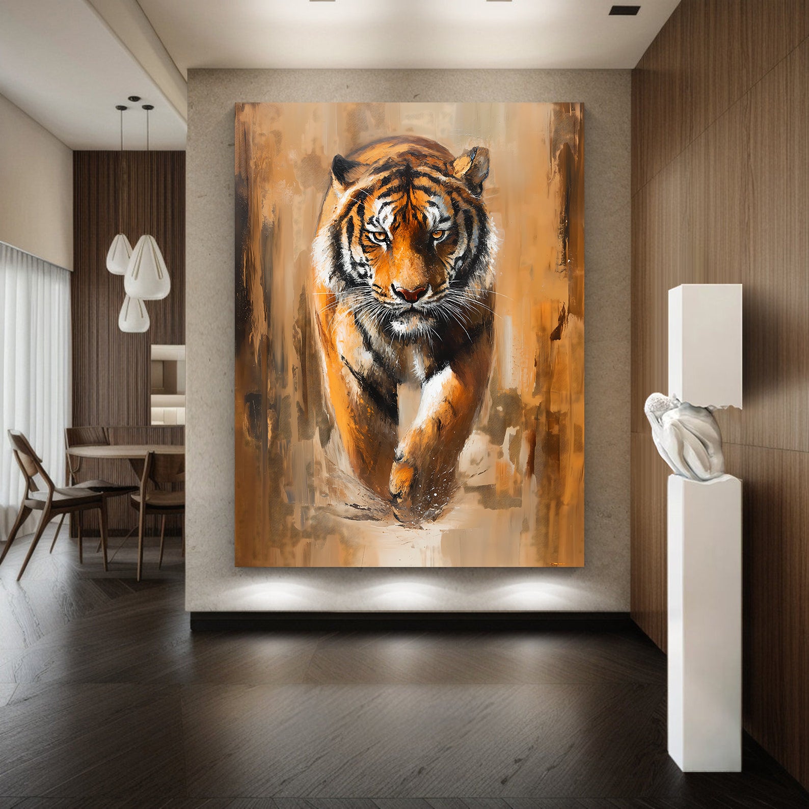 Tablou Canvas - Tigru Elegant