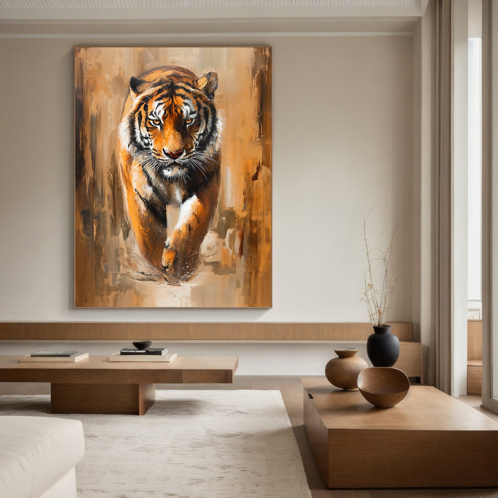 Tablou Canvas - Tigru Elegant