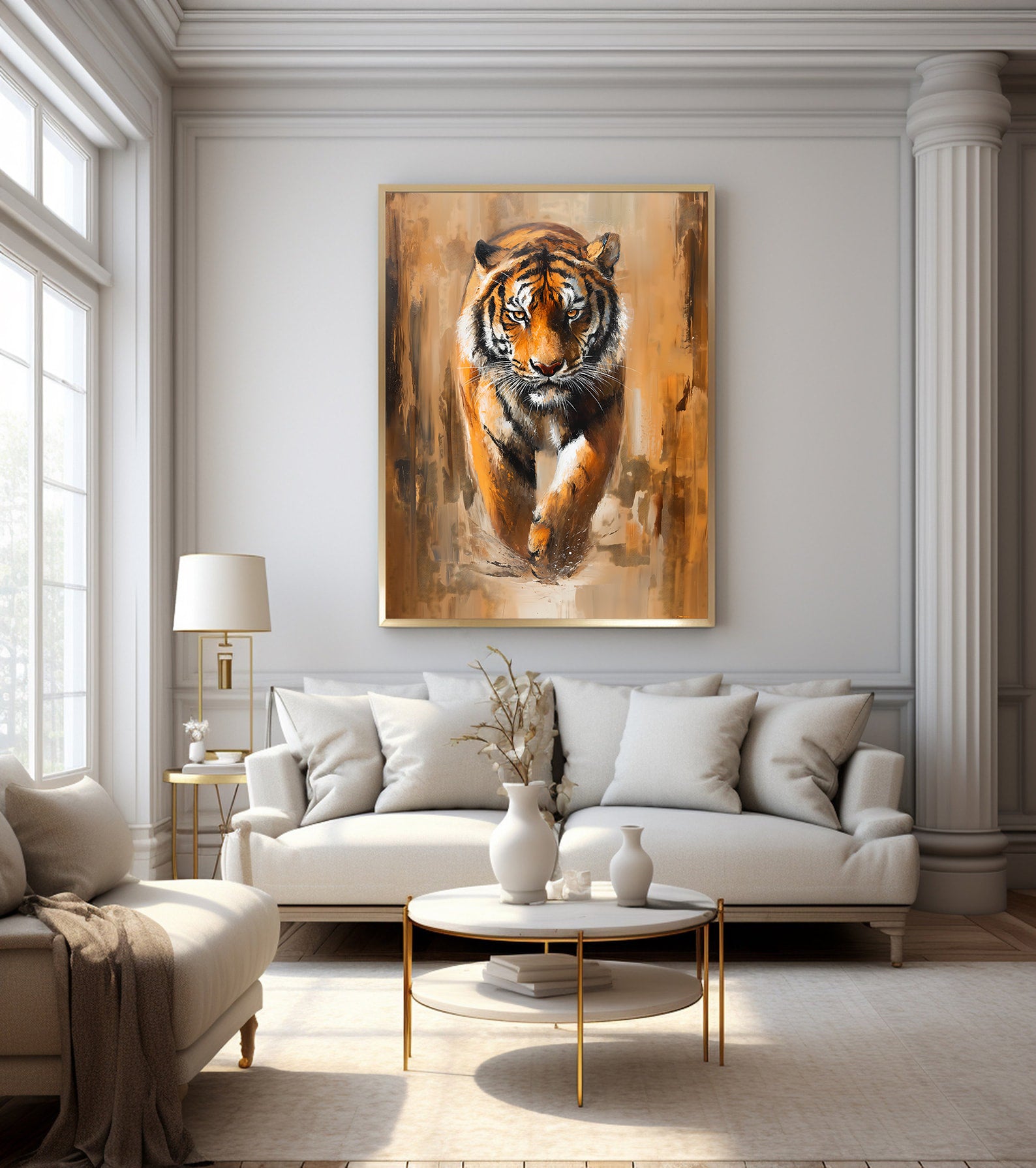 Tablou Canvas - Tigru Elegant