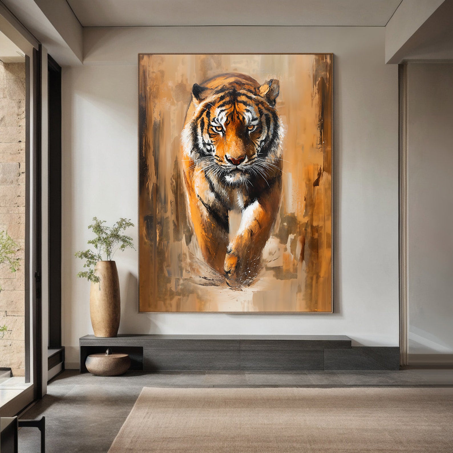 Tablou Canvas - Tigru Elegant