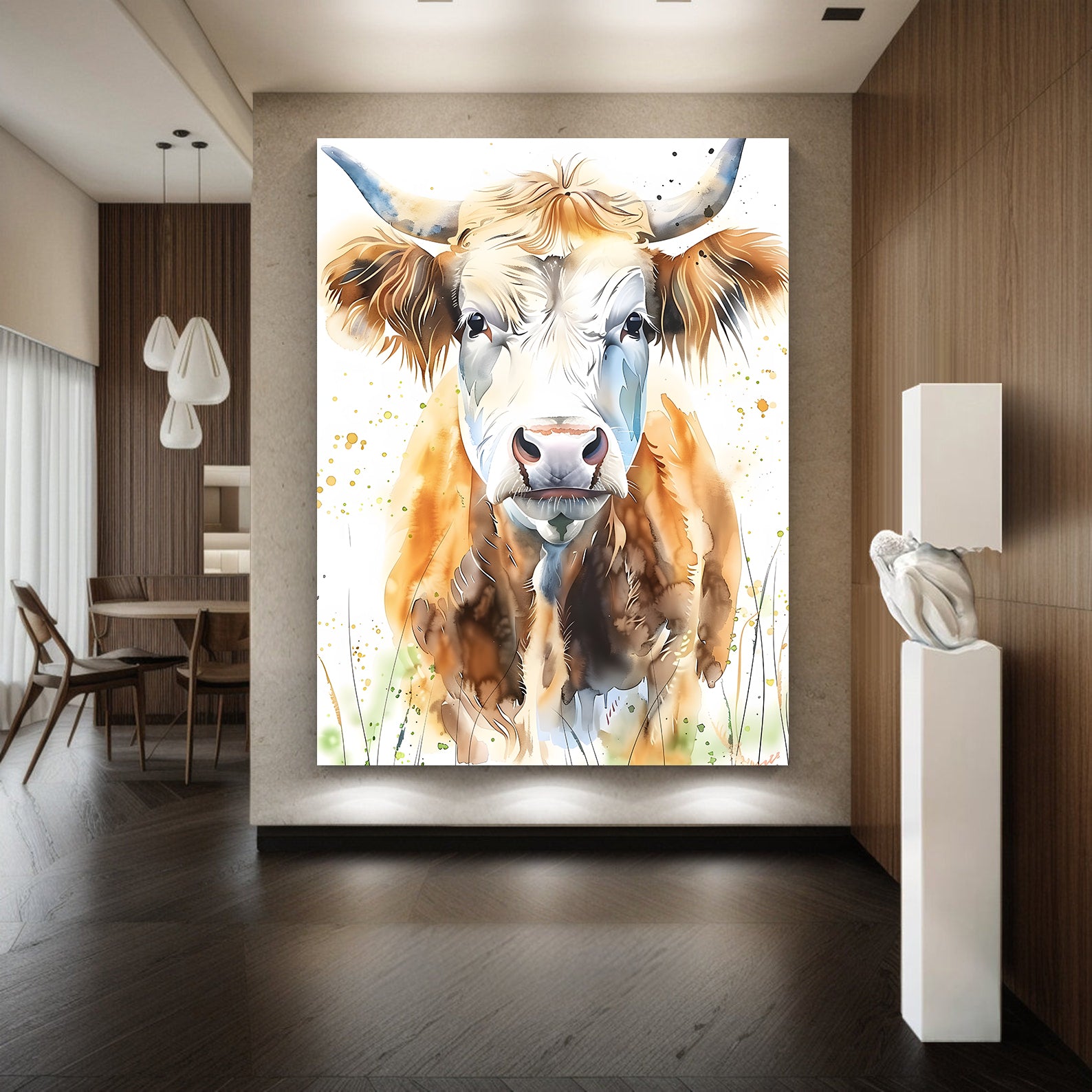 Tablou Canvas - Văcuță Portret