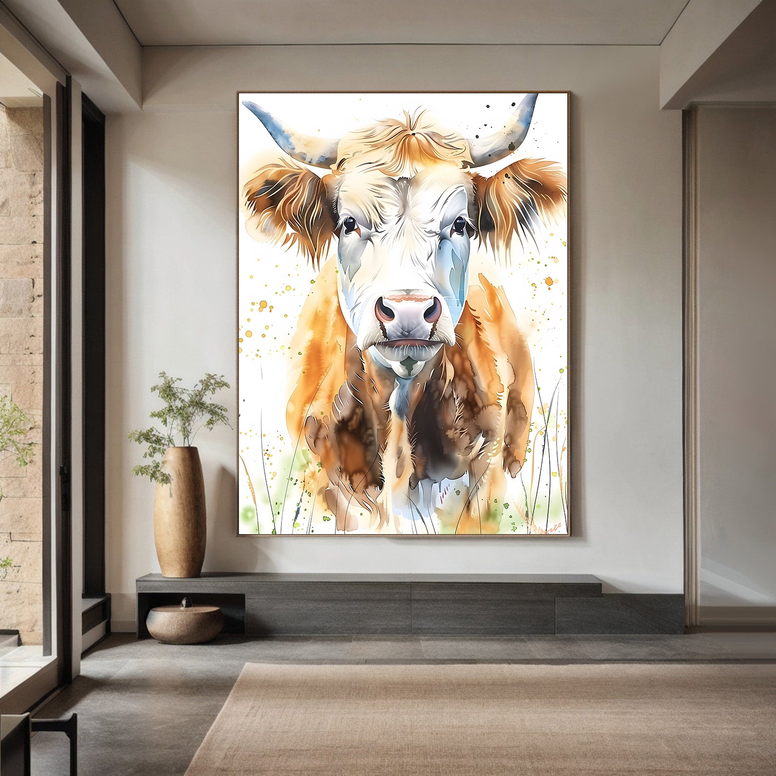 Tablou Canvas - Văcuță Portret