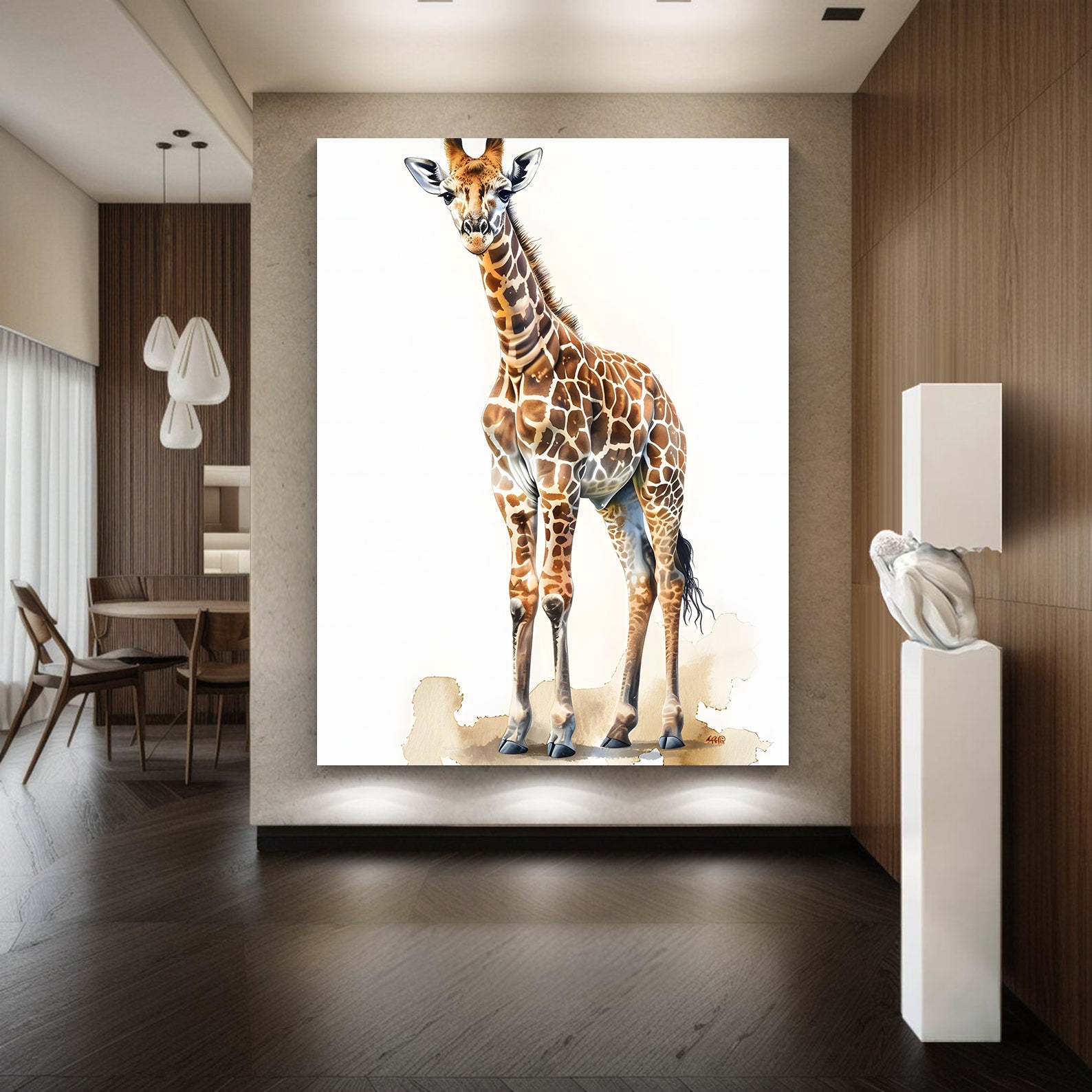 Tablou Canvas - Girafă Africană