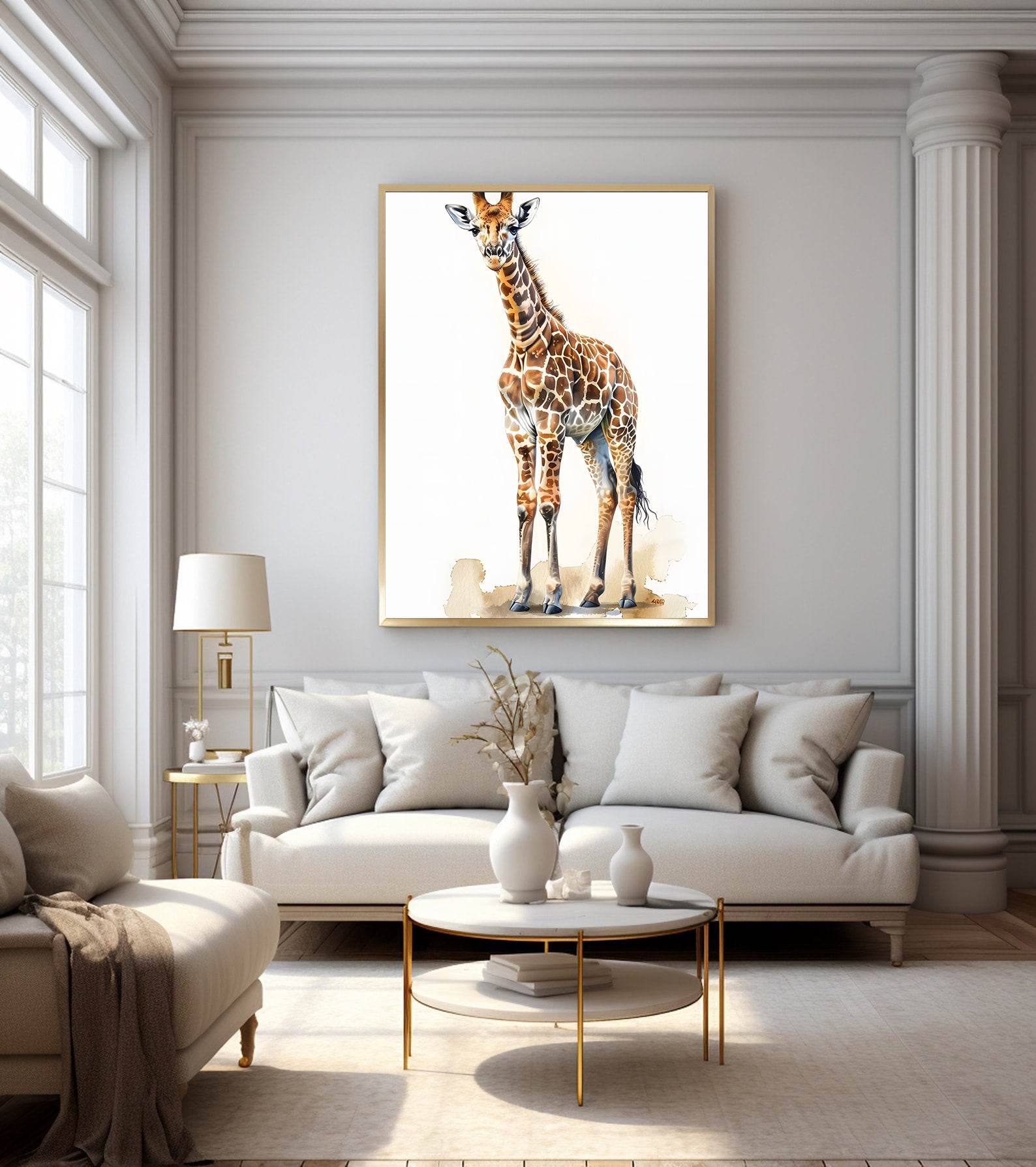 Peinture sur toile - Bougie allumée