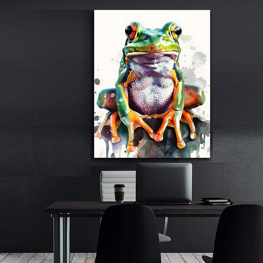 Tablou Canvas - Broscuță Multicoloră