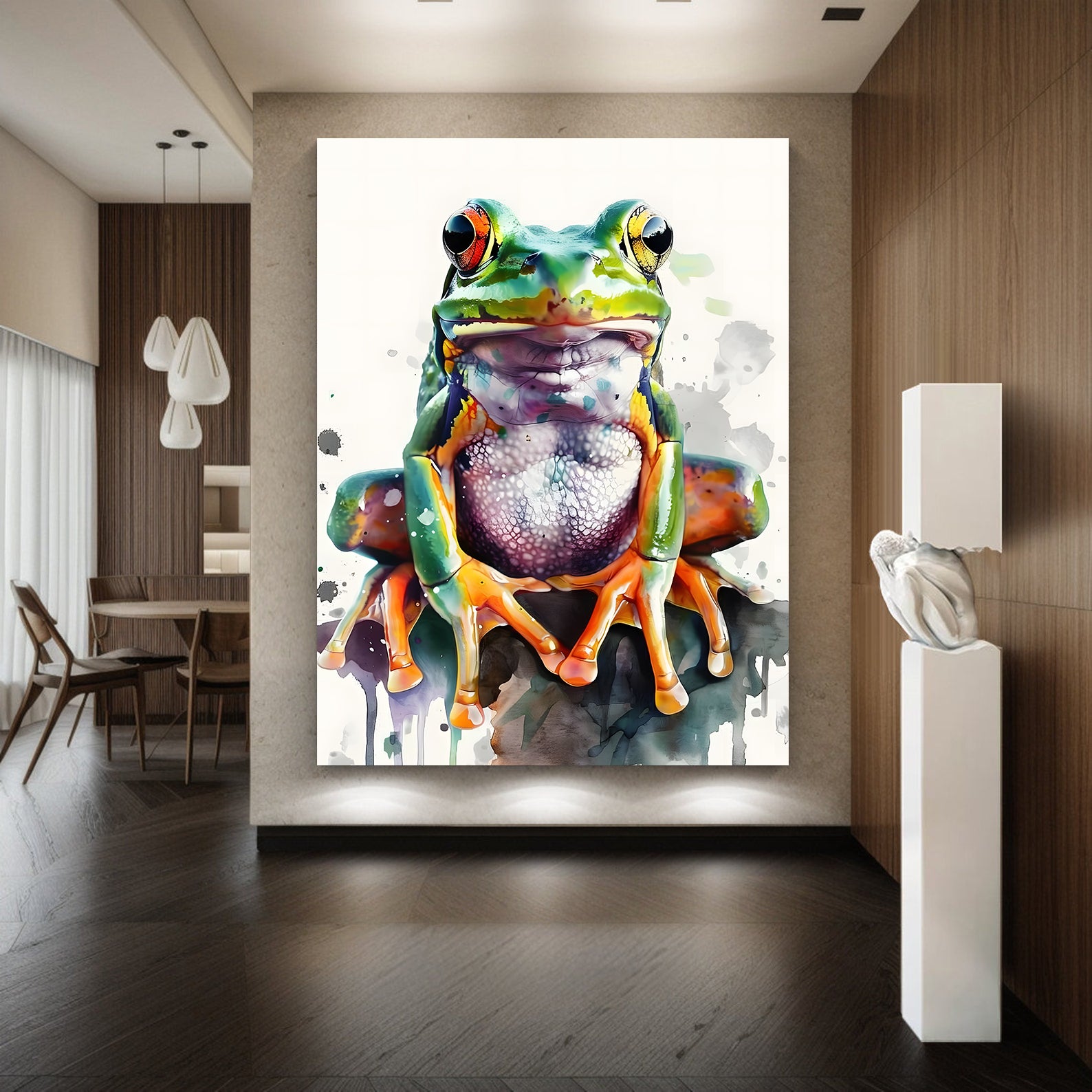 Tablou Canvas - Broscuță Multicoloră