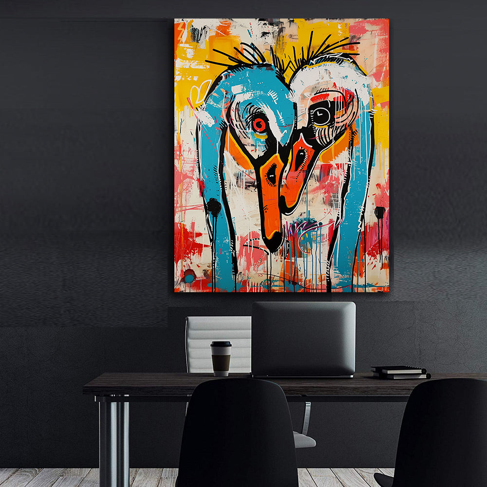 Tablou Canvas - Swan Symphony