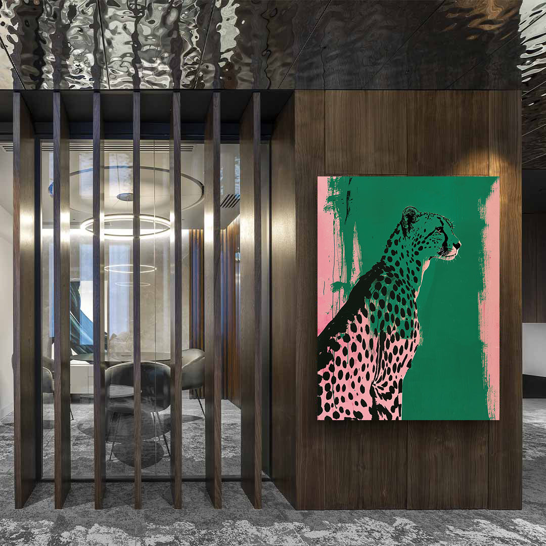 Peinture sur toile - Bougie allumée