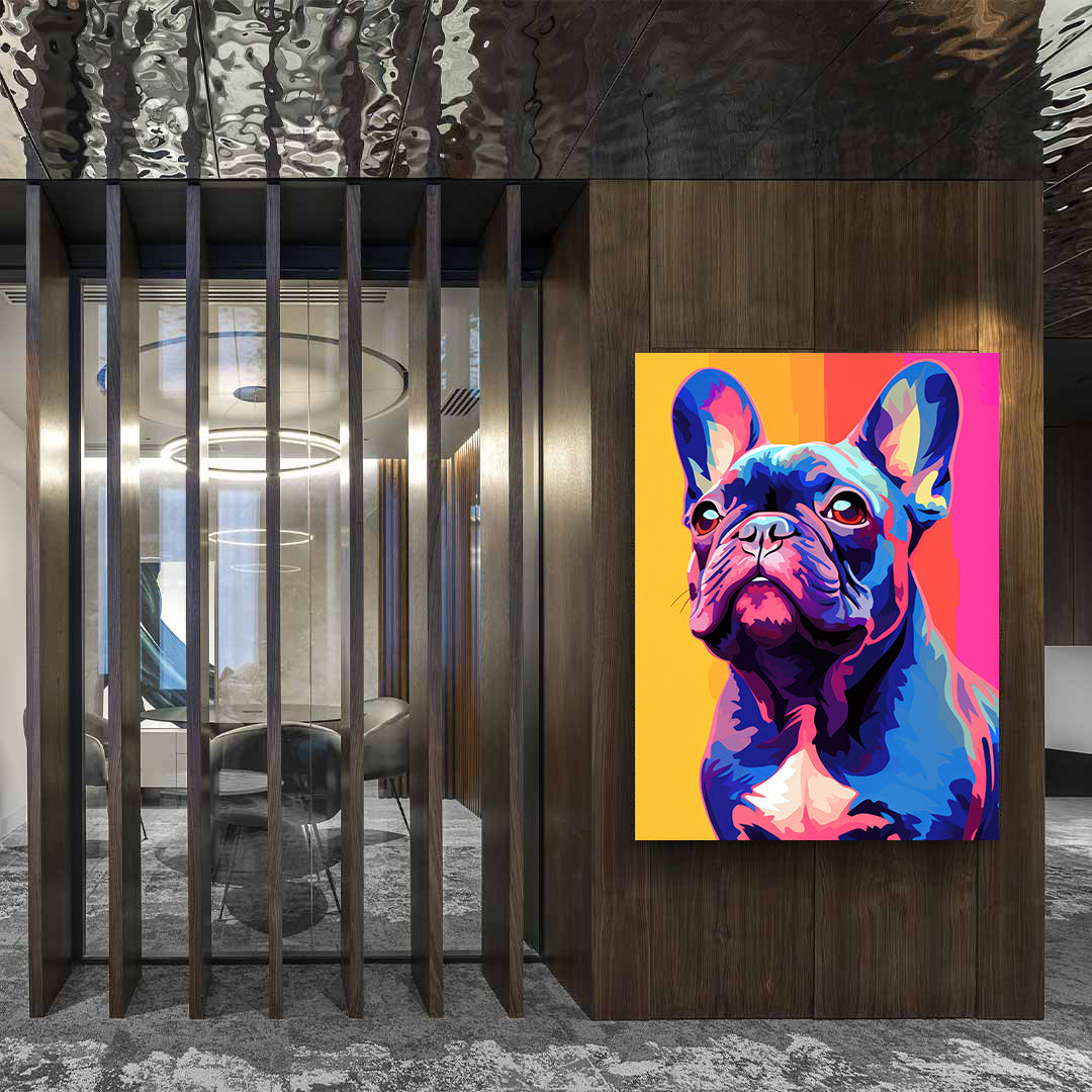 Peinture sur toile - Bougie allumée