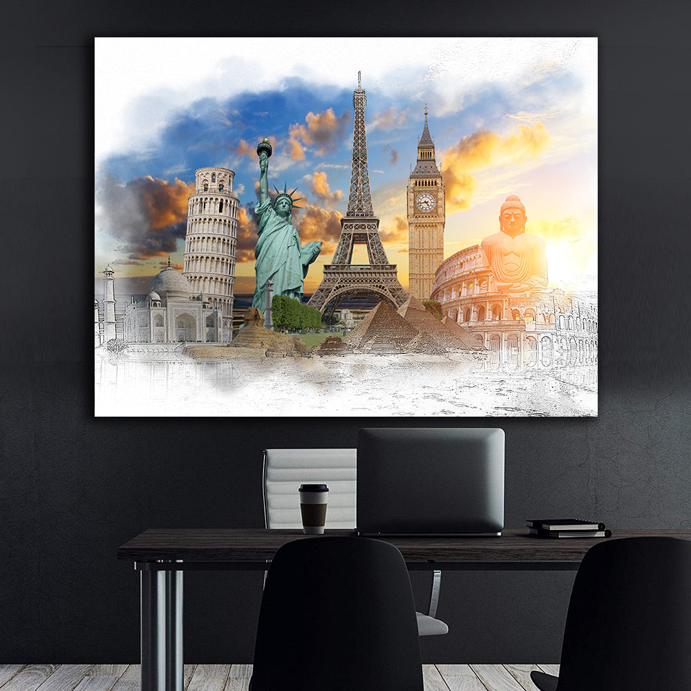 Tablou Canvas - Monumente la Mare