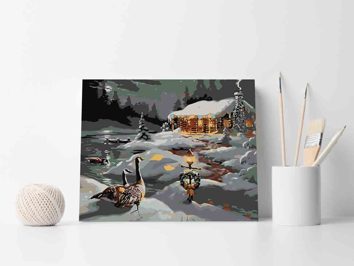 Pictura pe numere - Peisaj de Iarnă 3945