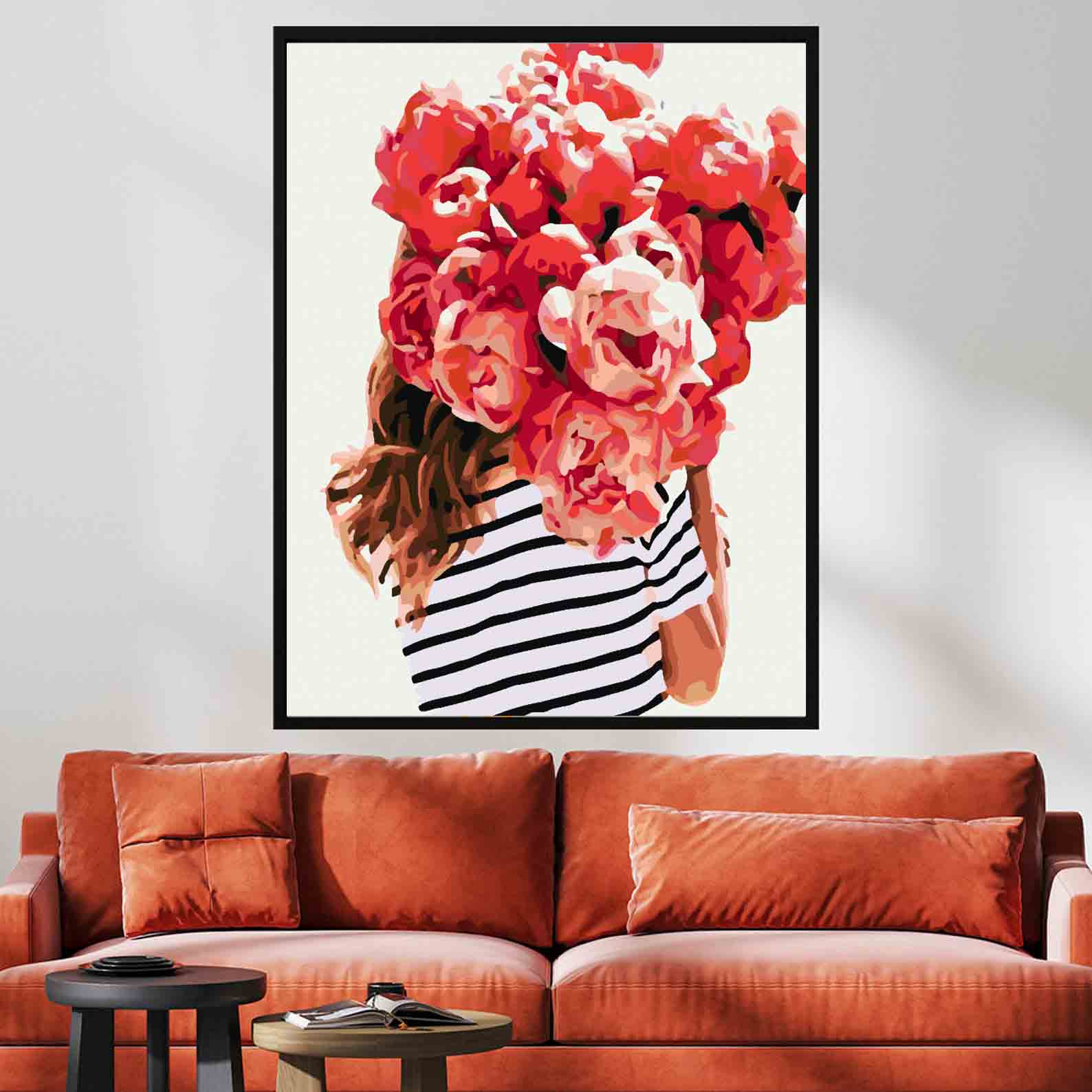 Pictura pe numere - Floral Head 4067