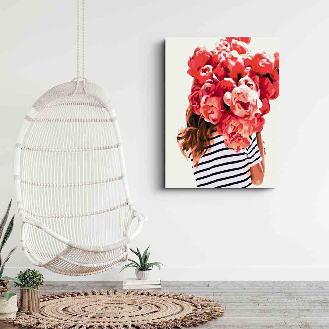 Pictura pe numere - Floral Head 4067