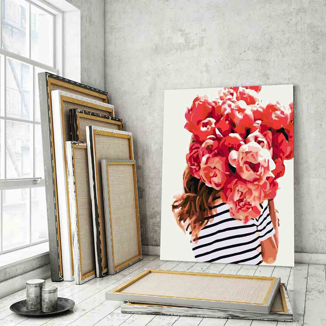 Pictura pe numere - Floral Head 4067