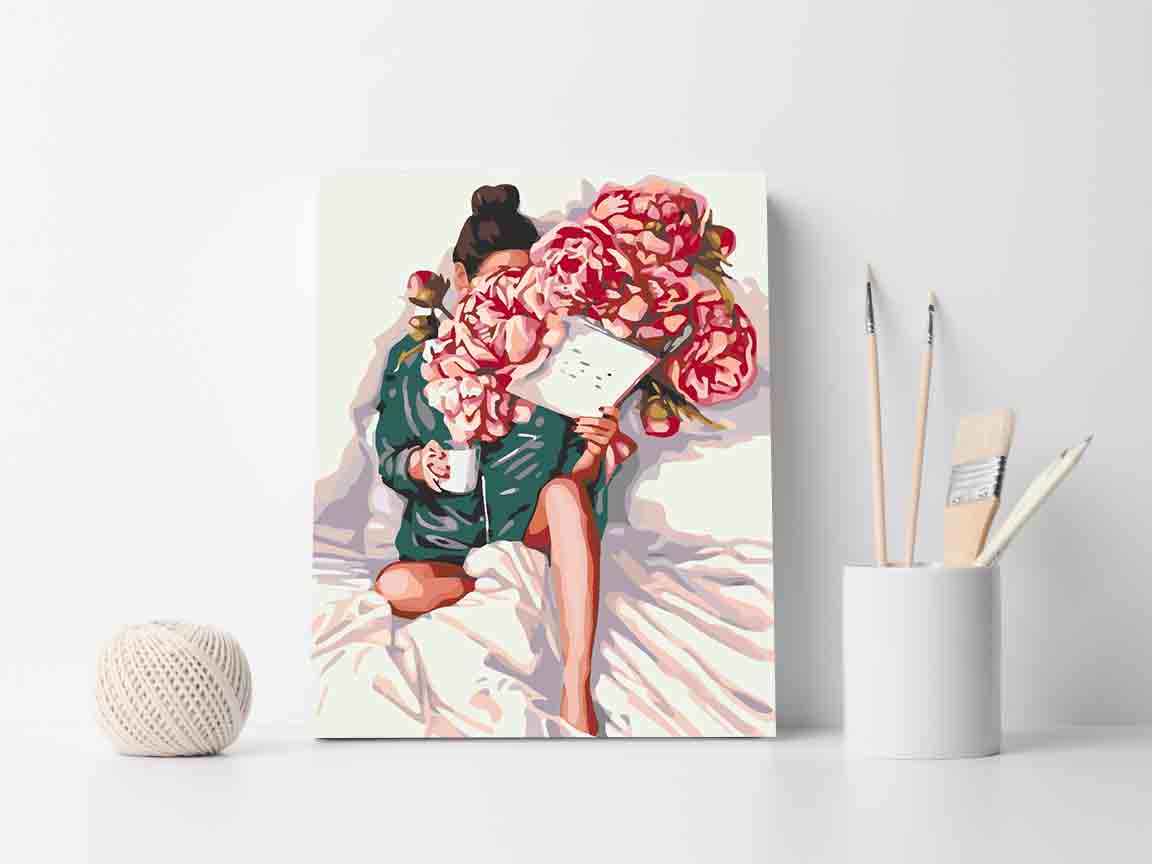 Pictura pe numere - Floral Head 4068
