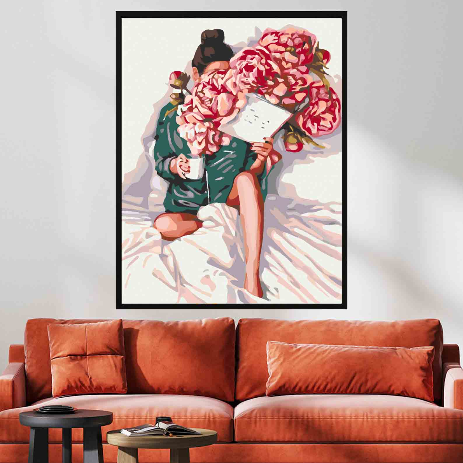 Pictura pe numere - Floral Head 4068