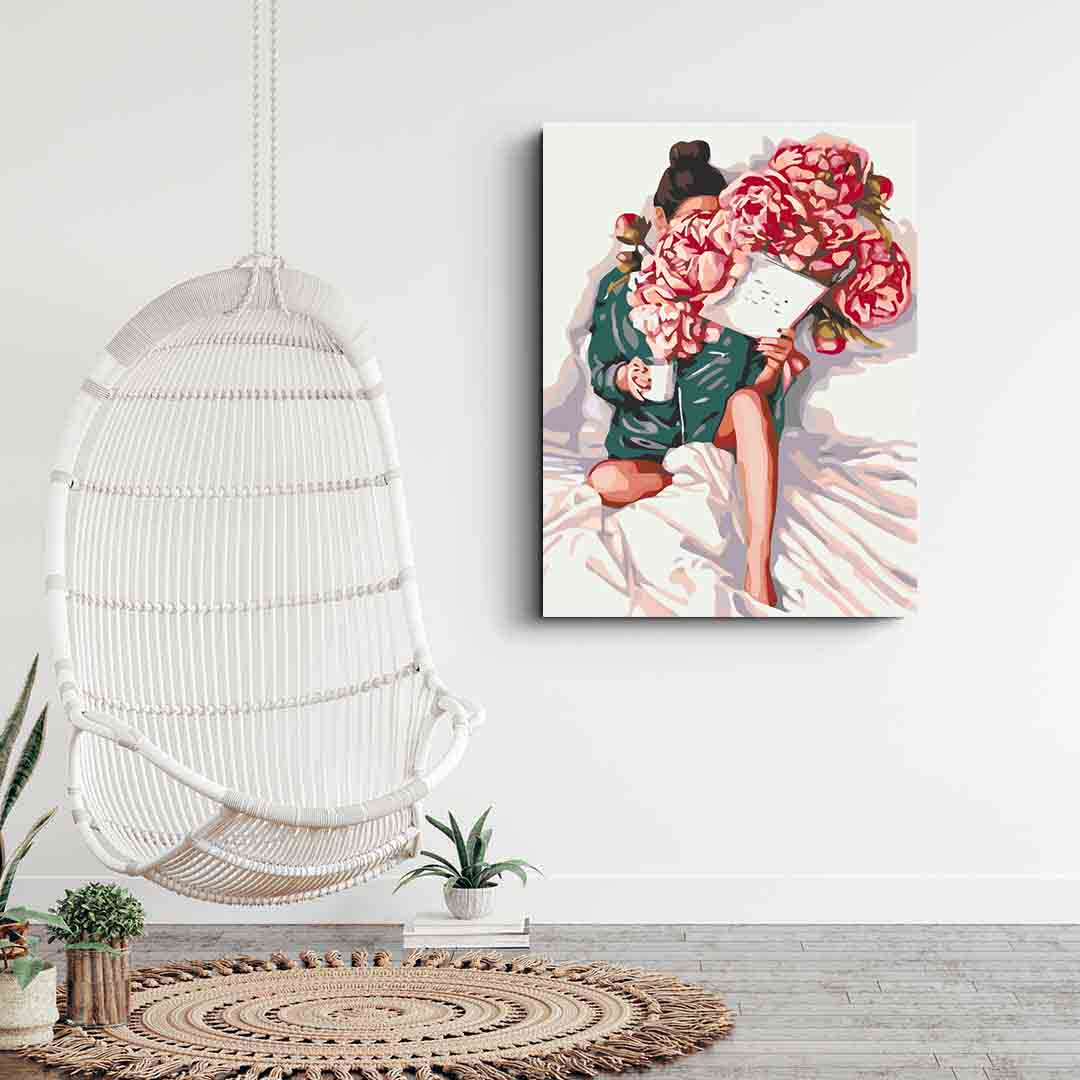 Pictura pe numere - Floral Head 4068