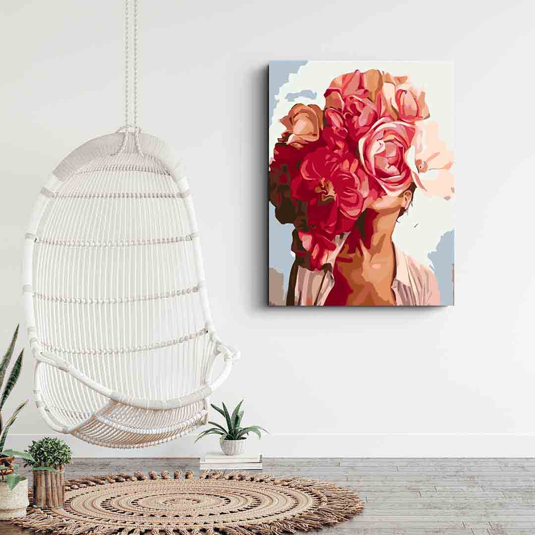 Pictura pe numere - Floral Head 4069