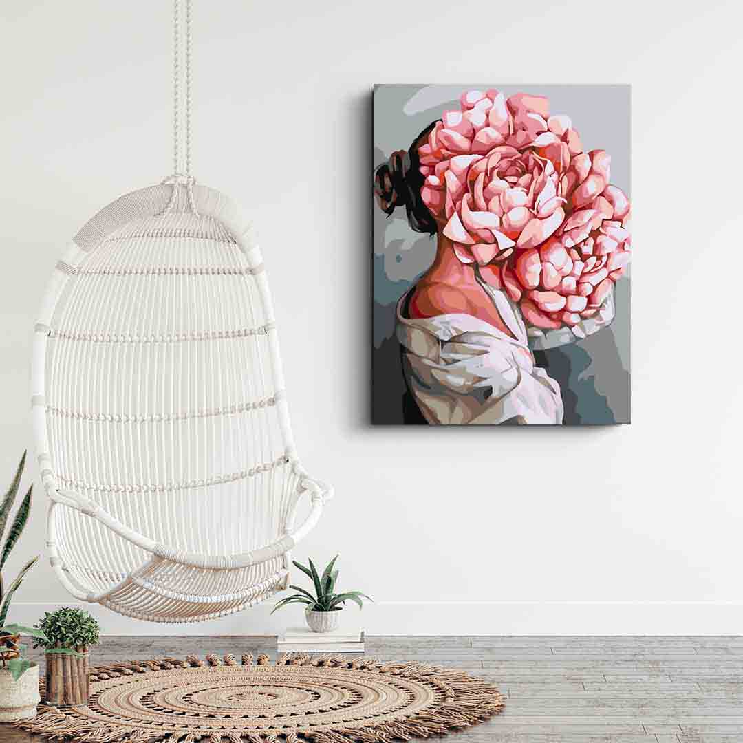 Pictura pe numere - Floral Head 4070