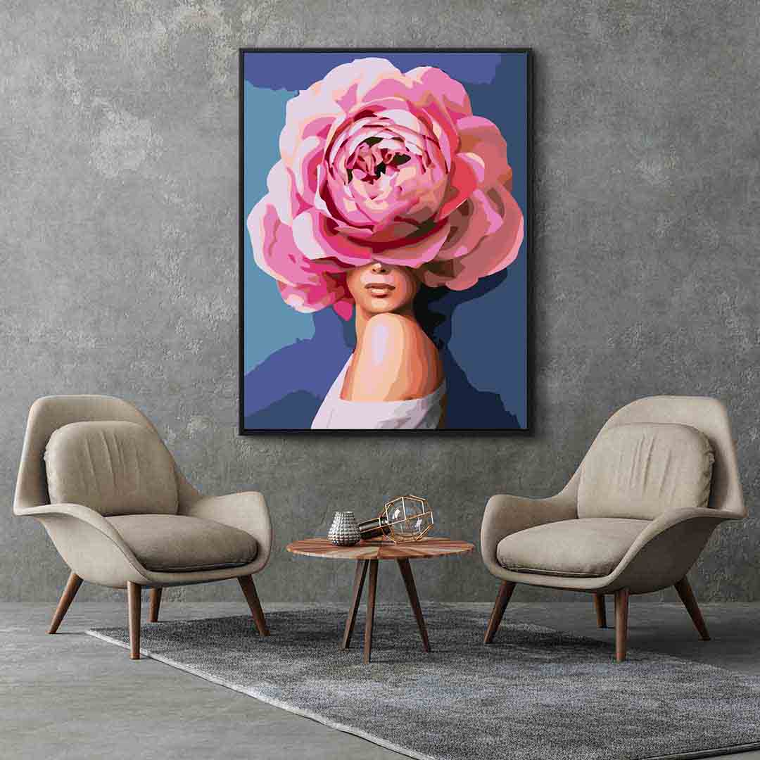 Pictura pe numere - Floral Head 4073