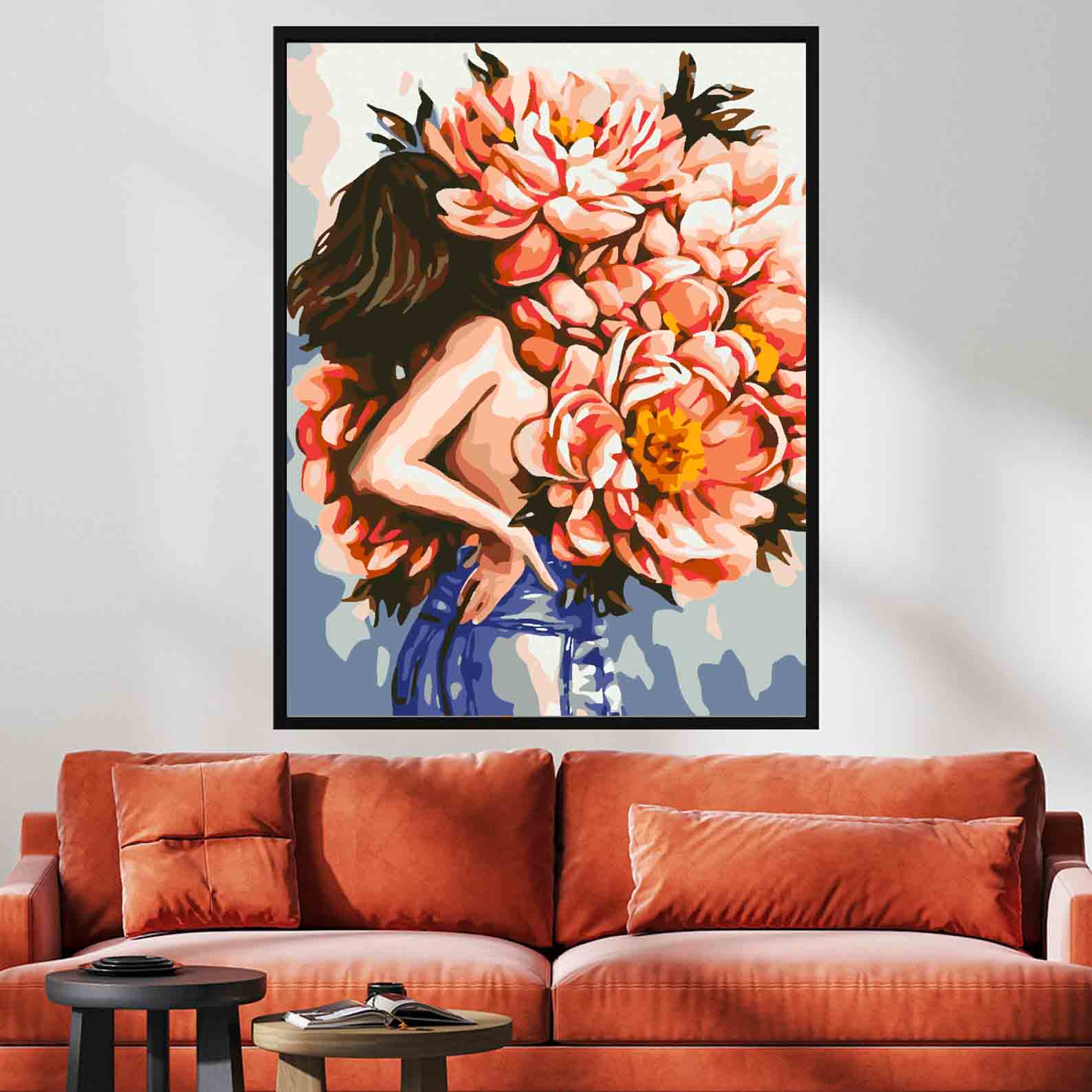 Pictura pe numere - Floral Head 4074
