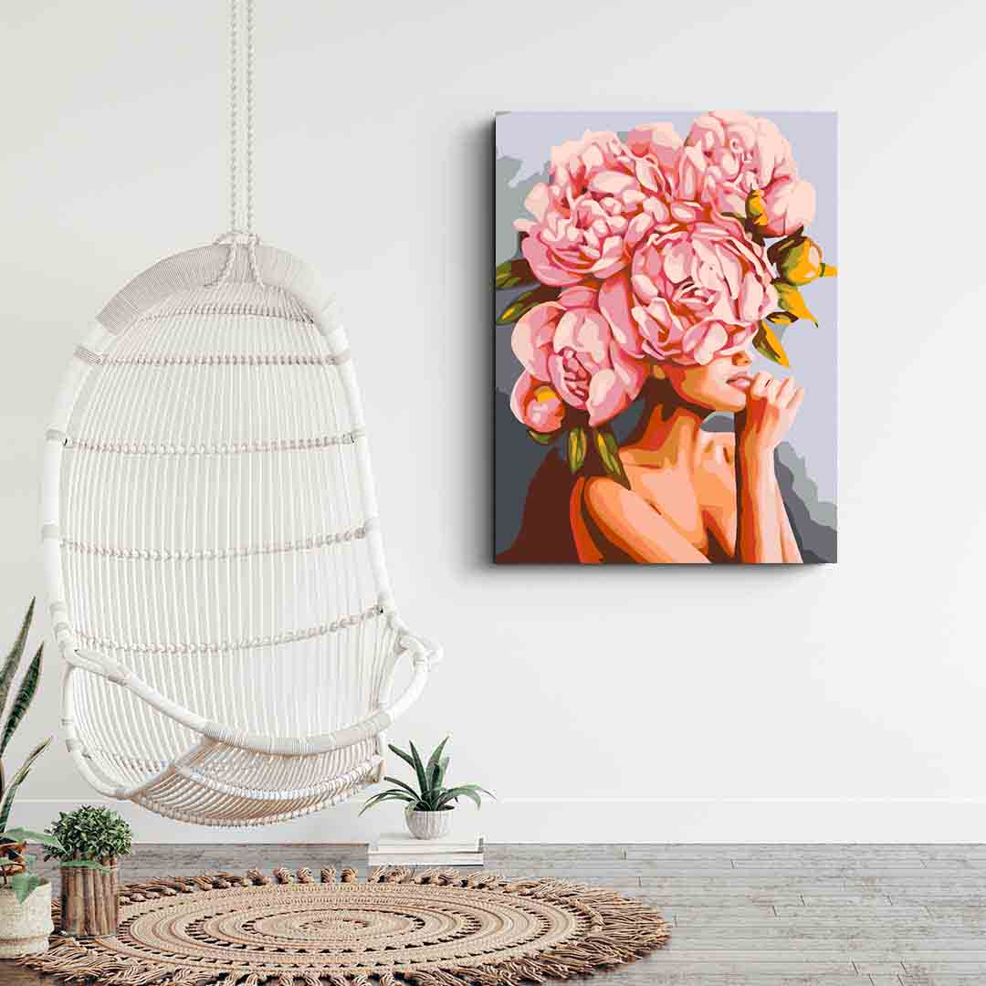 Pictura pe numere - Floral Head 4076