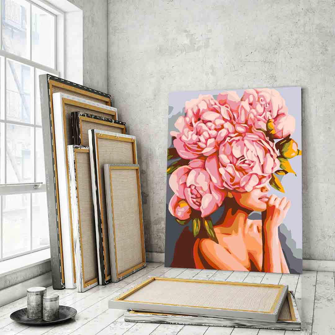 Pictura pe numere - Floral Head 4076