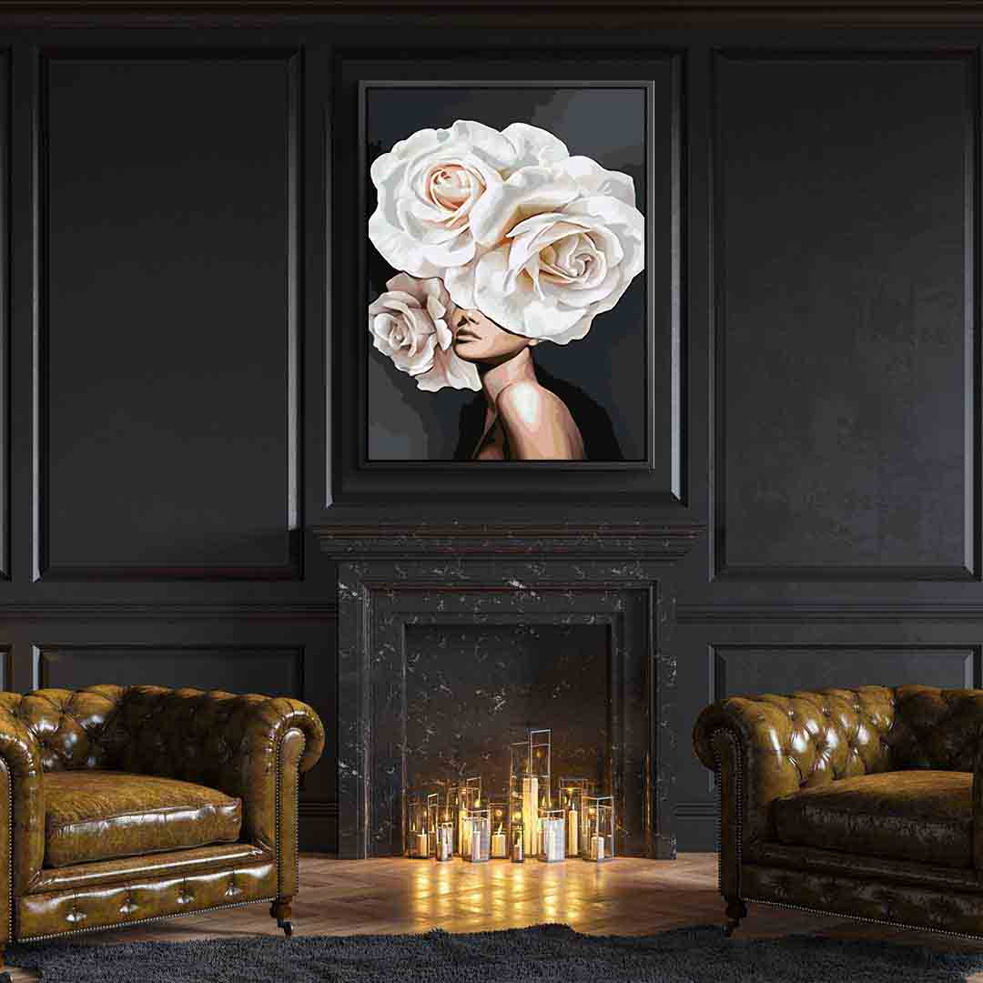 Pictura pe numere - Floral Head 4079