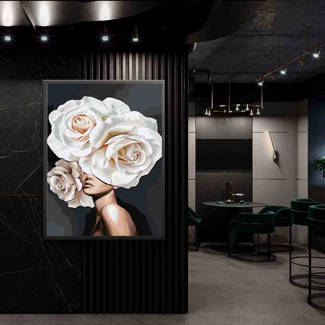 Peinture par numéros - Tête florale 4079