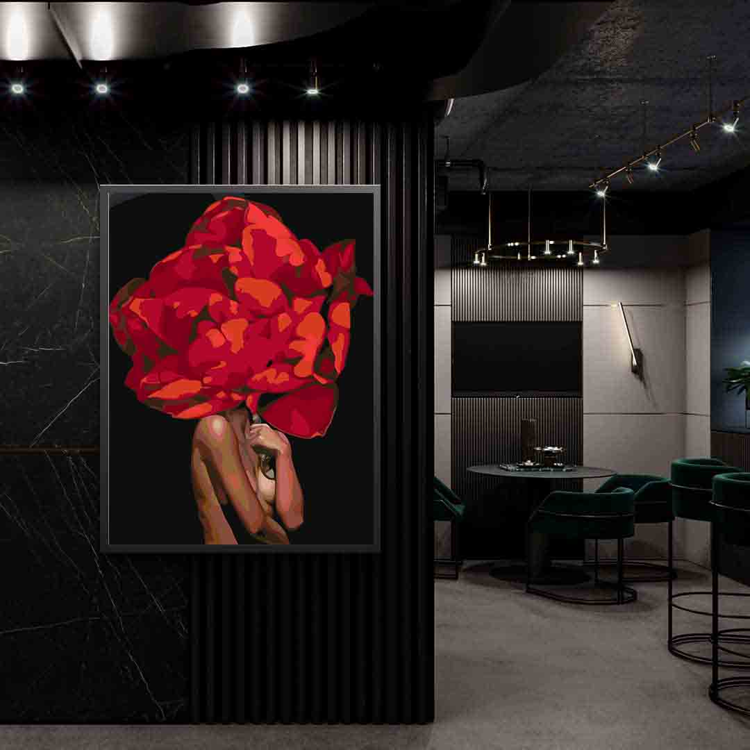 Pictura pe numere - Floral Head 4080