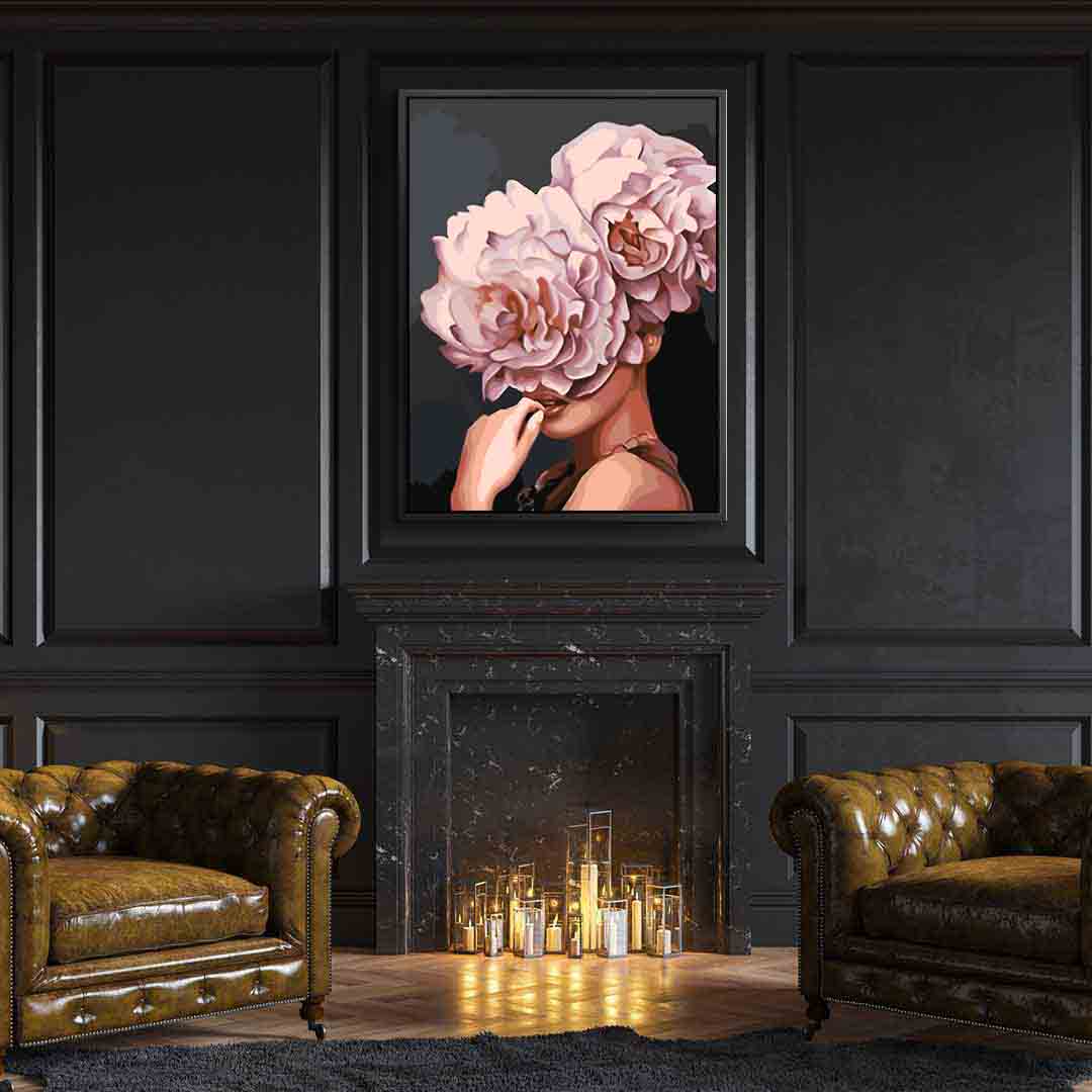Pictura pe numere - Floral Head 4082