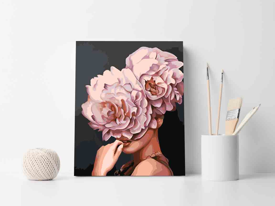 Pictura pe numere - Floral Head 4082