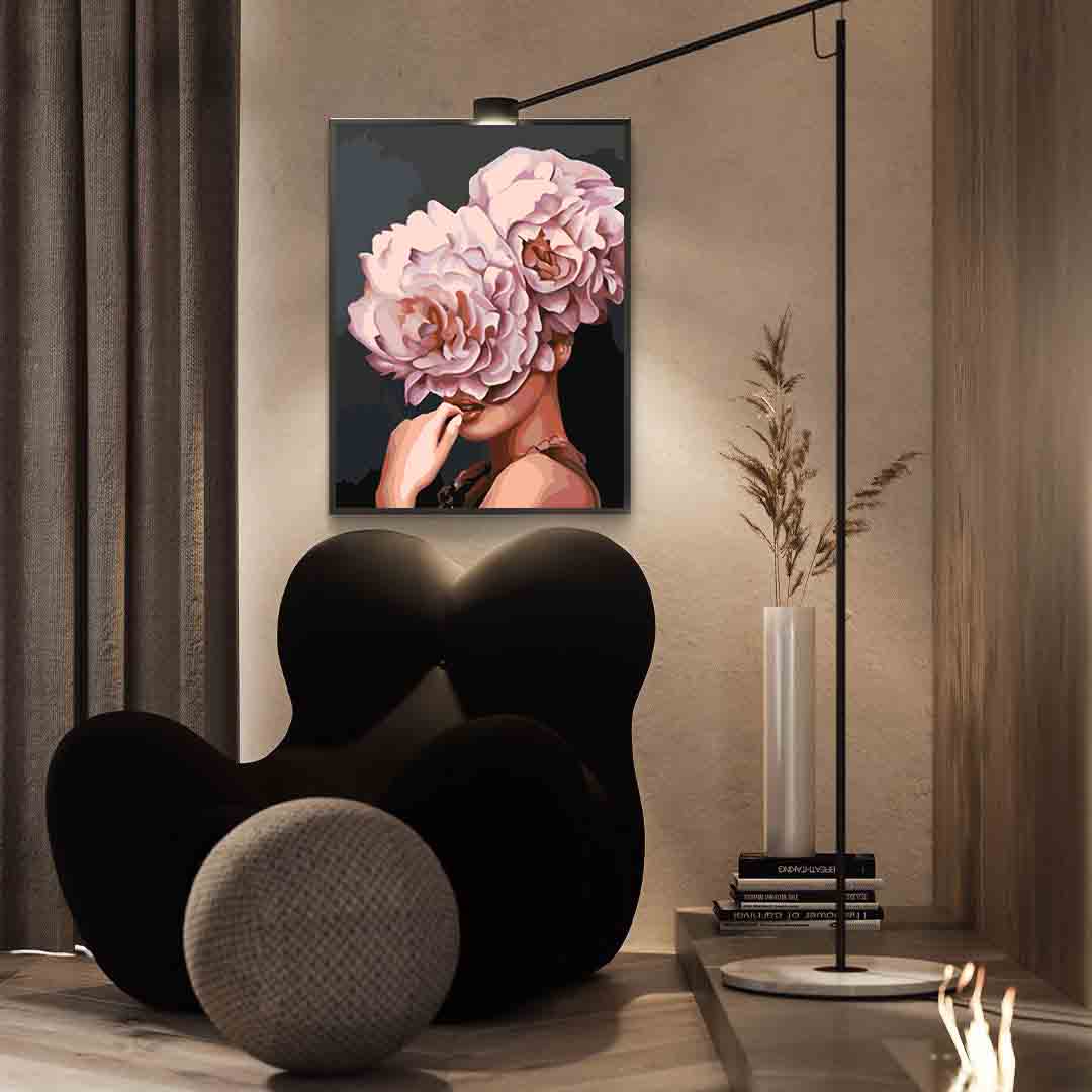 Pictura pe numere - Floral Head 4082