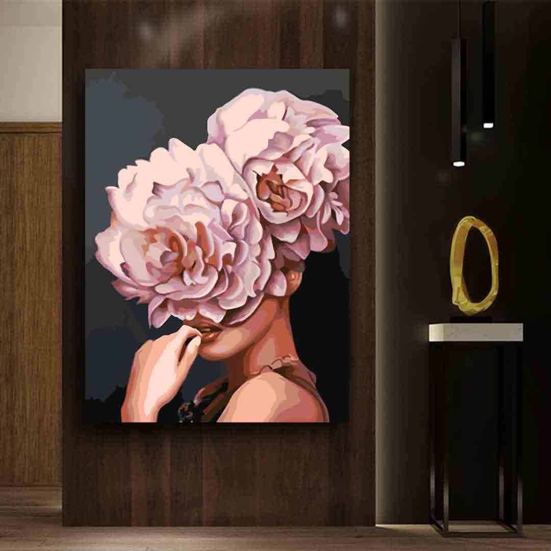 Pictura pe numere - Floral Head 4082