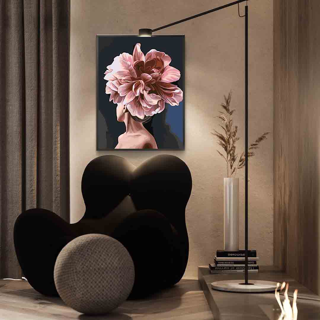Pictura pe numere - Floral Head 4083
