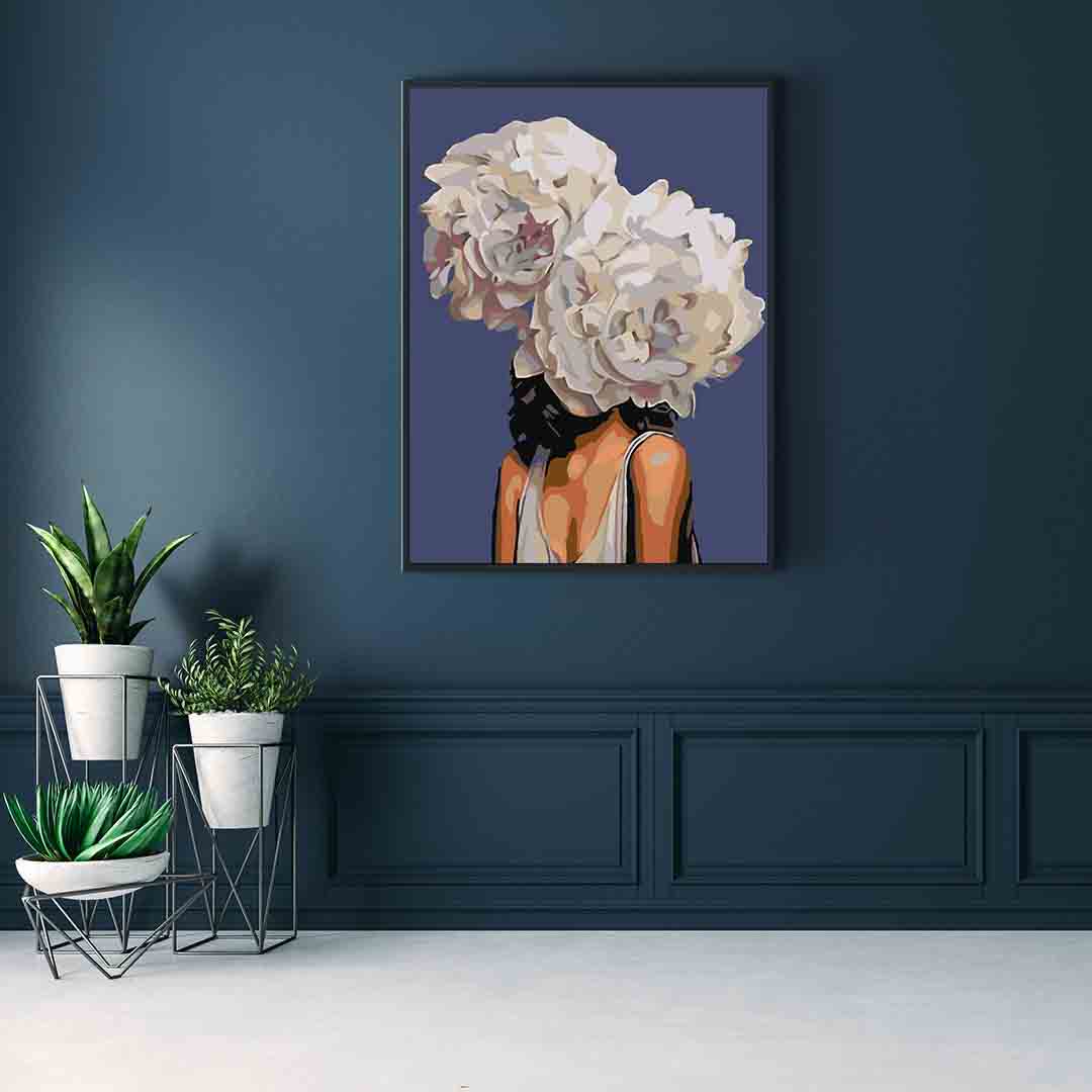 Pictura pe numere - Floral Head 4084
