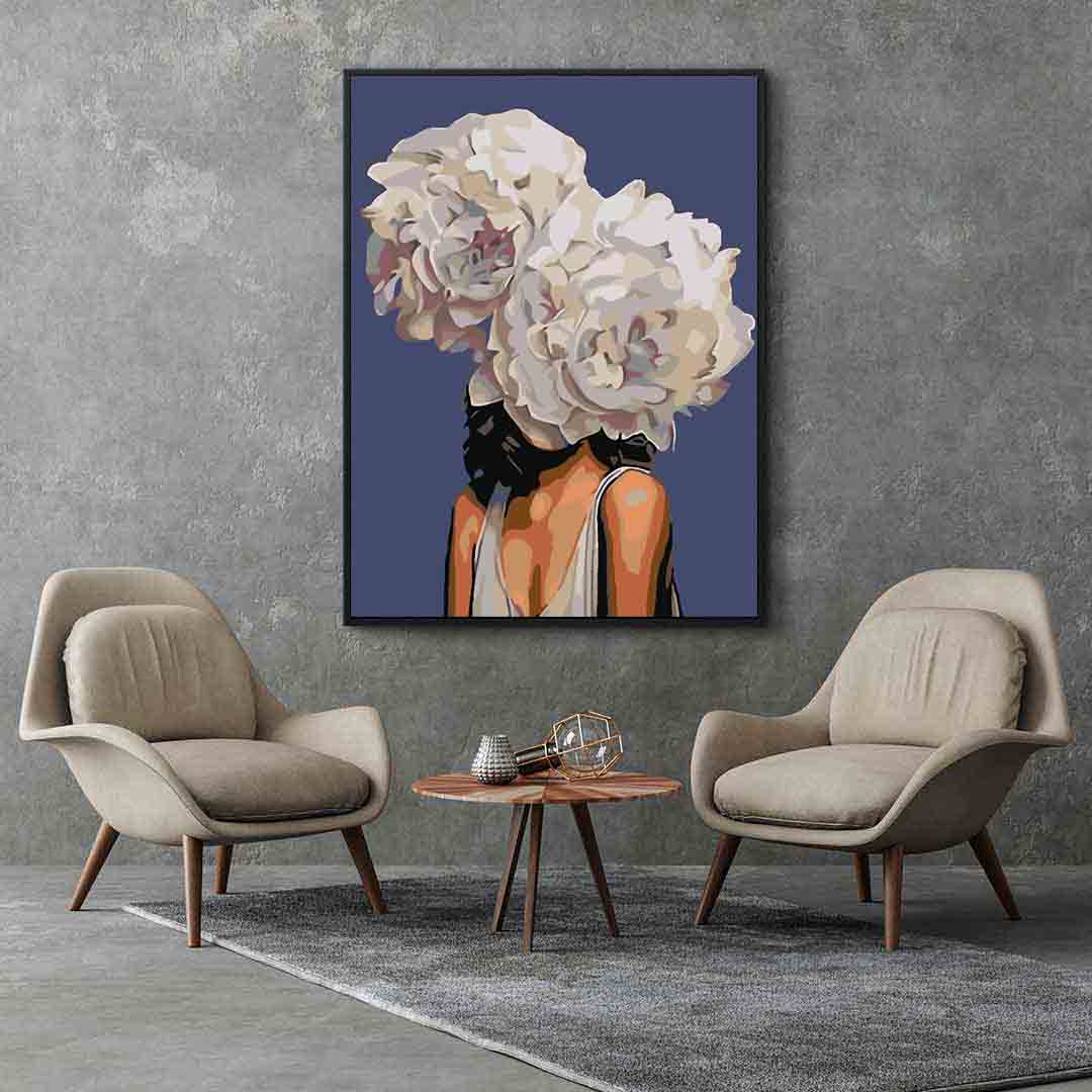 Pictura pe numere - Floral Head 4084
