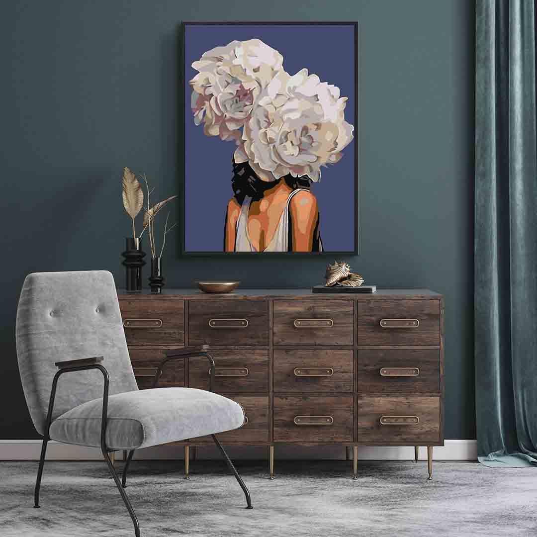 Pictura pe numere - Floral Head 4084
