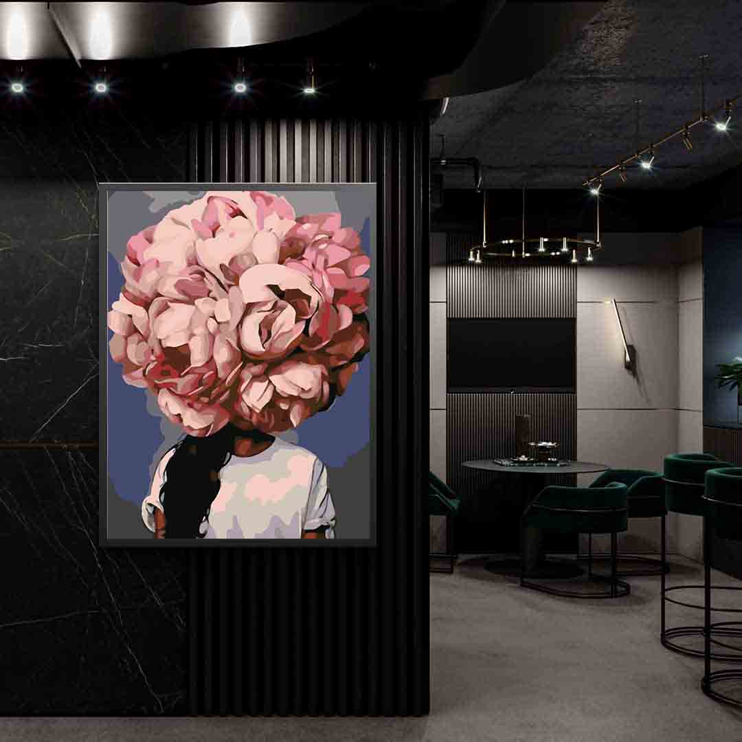 Pictura pe numere - Floral Head 4085