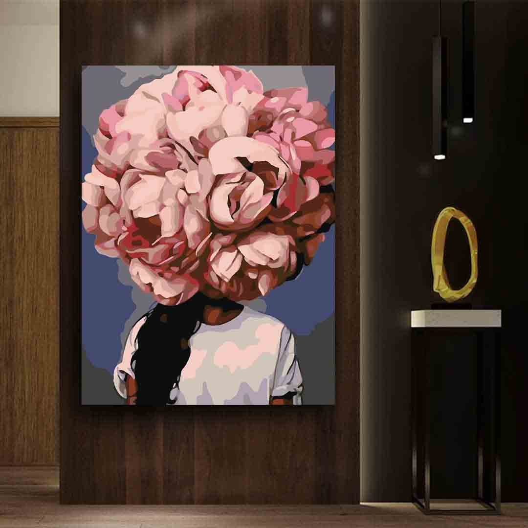 Pictura pe numere - Floral Head 4085