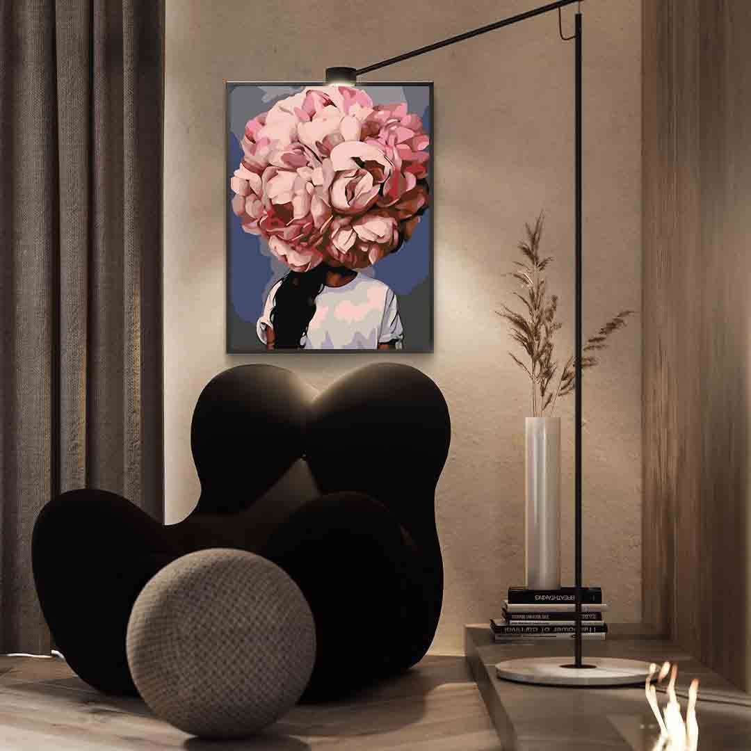Pictura pe numere - Floral Head 4085