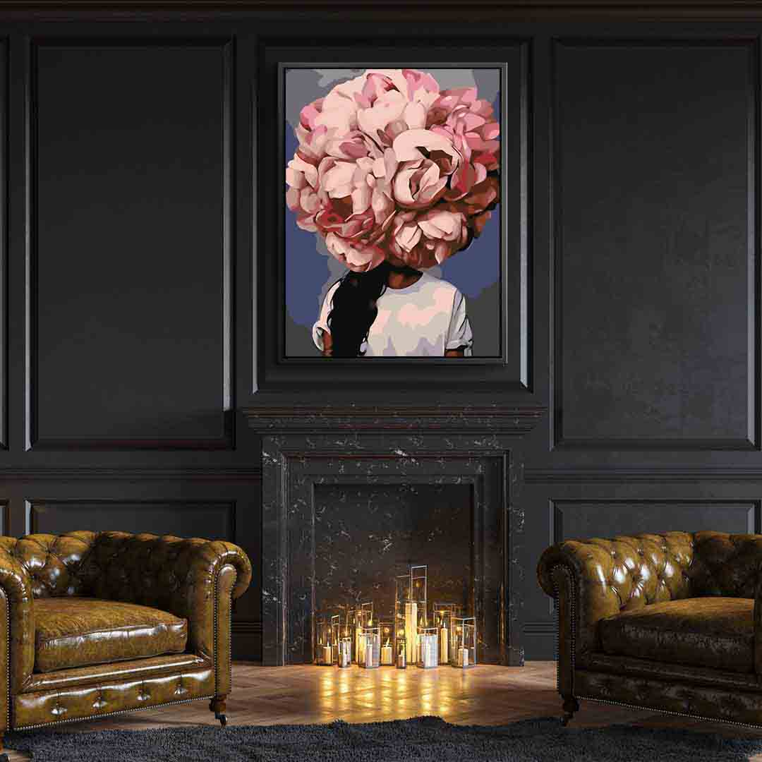 Pictura pe numere - Floral Head 4085