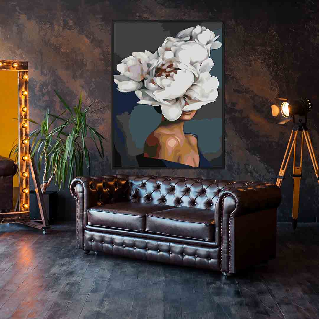Pictura pe numere - Floral Head 4086