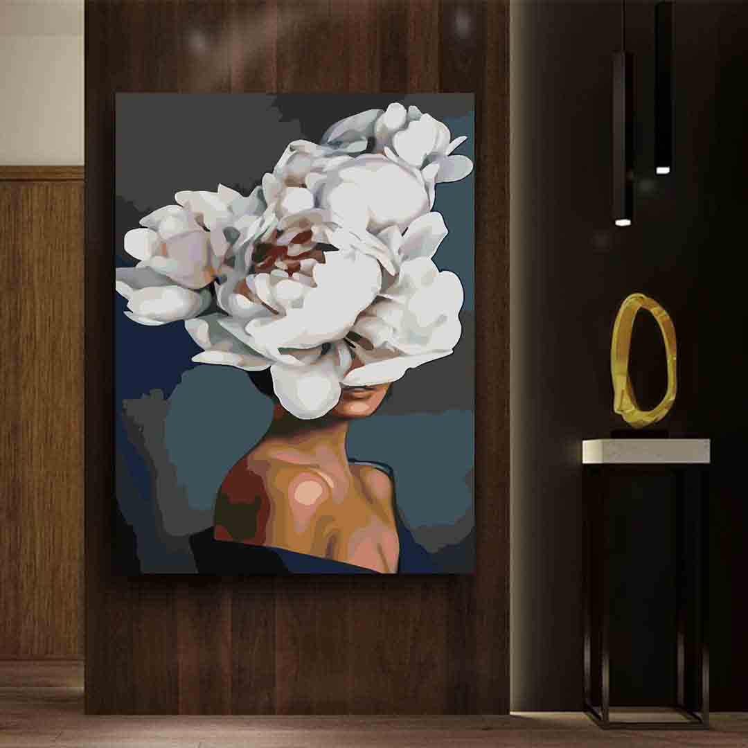 Pictura pe numere - Floral Head 4086