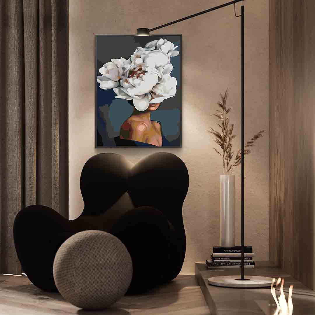 Pictura pe numere - Floral Head 4086