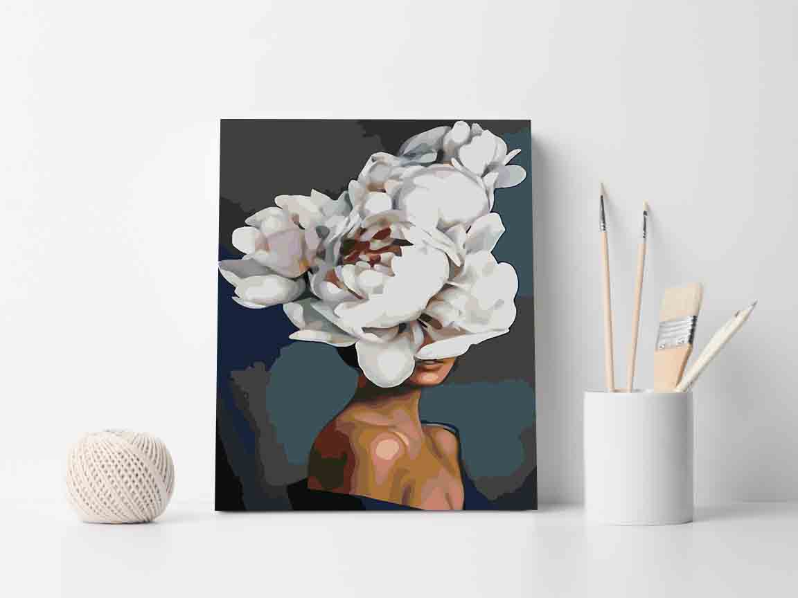 Pictura pe numere - Floral Head 4086