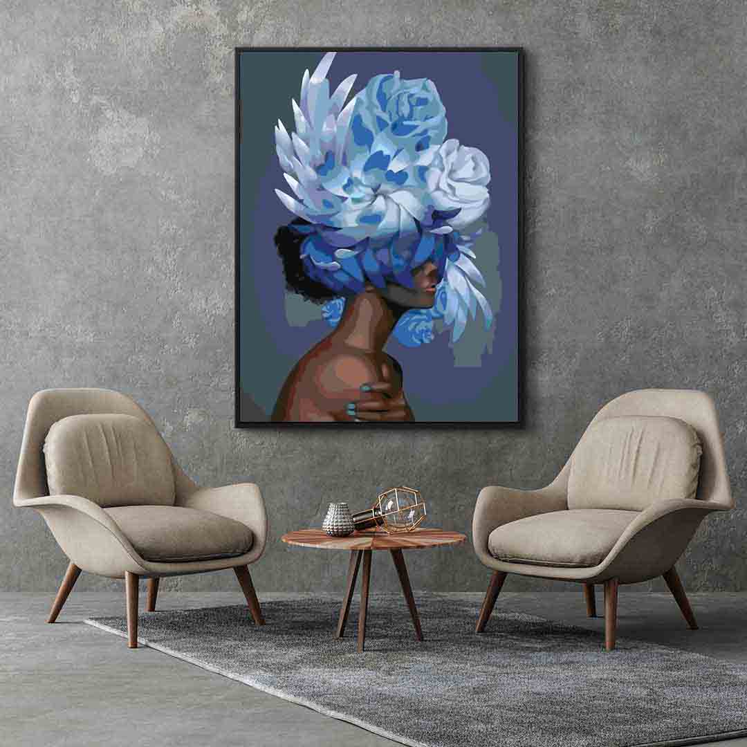 Pictura pe numere - Floral Head 4090
