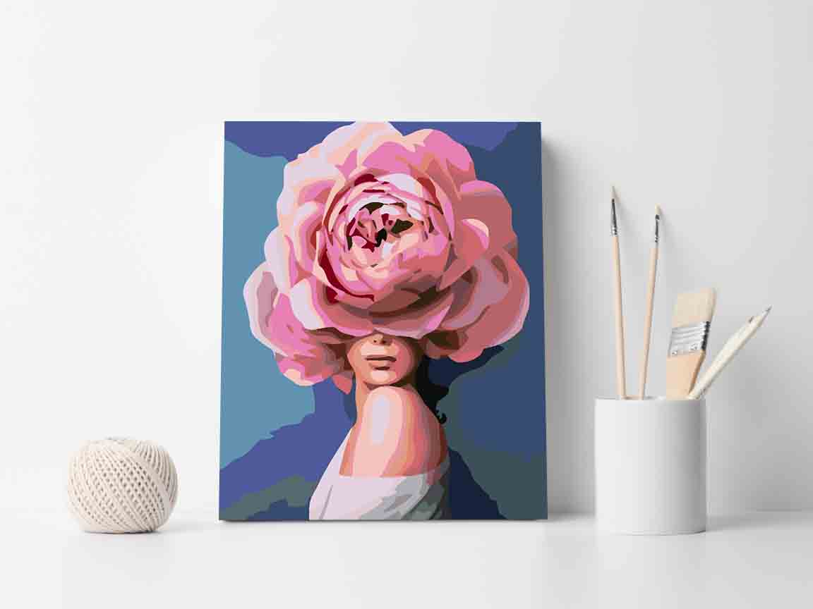 Pictura pe numere - Floral Head 4092