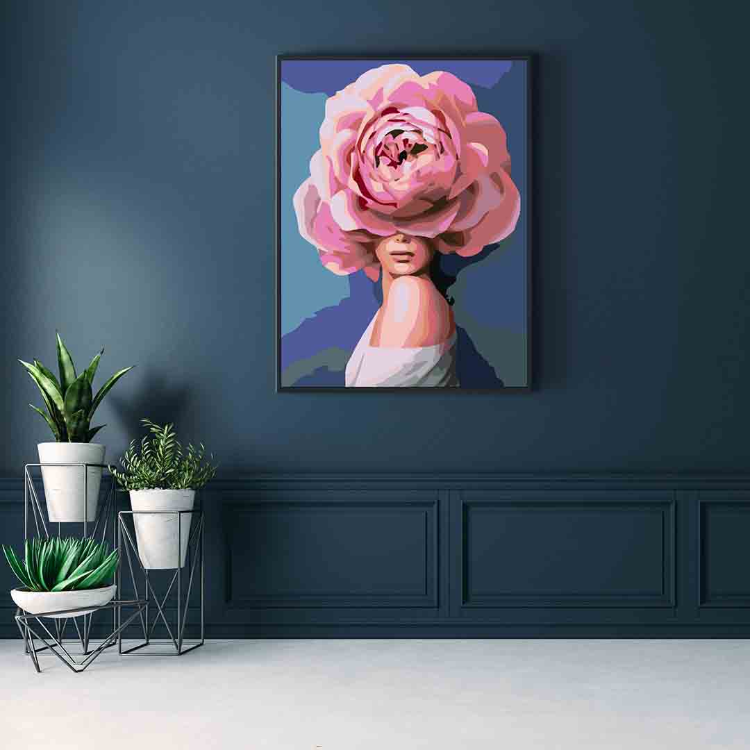 Pictura pe numere - Floral Head 4092